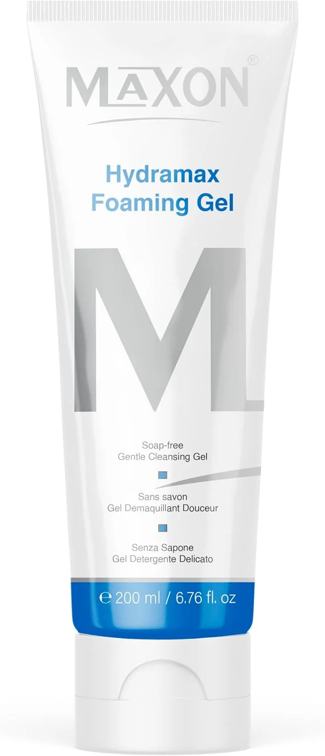 ژل شستشوی صورت فومینگ هیدرامکس مکس-آن – پاک کننده ملایم و بدون صابون برای پوست های حساس، خشک و مختلط – فرمول آبرسان و غیر تحریک کننده – 200 میلی لیتر