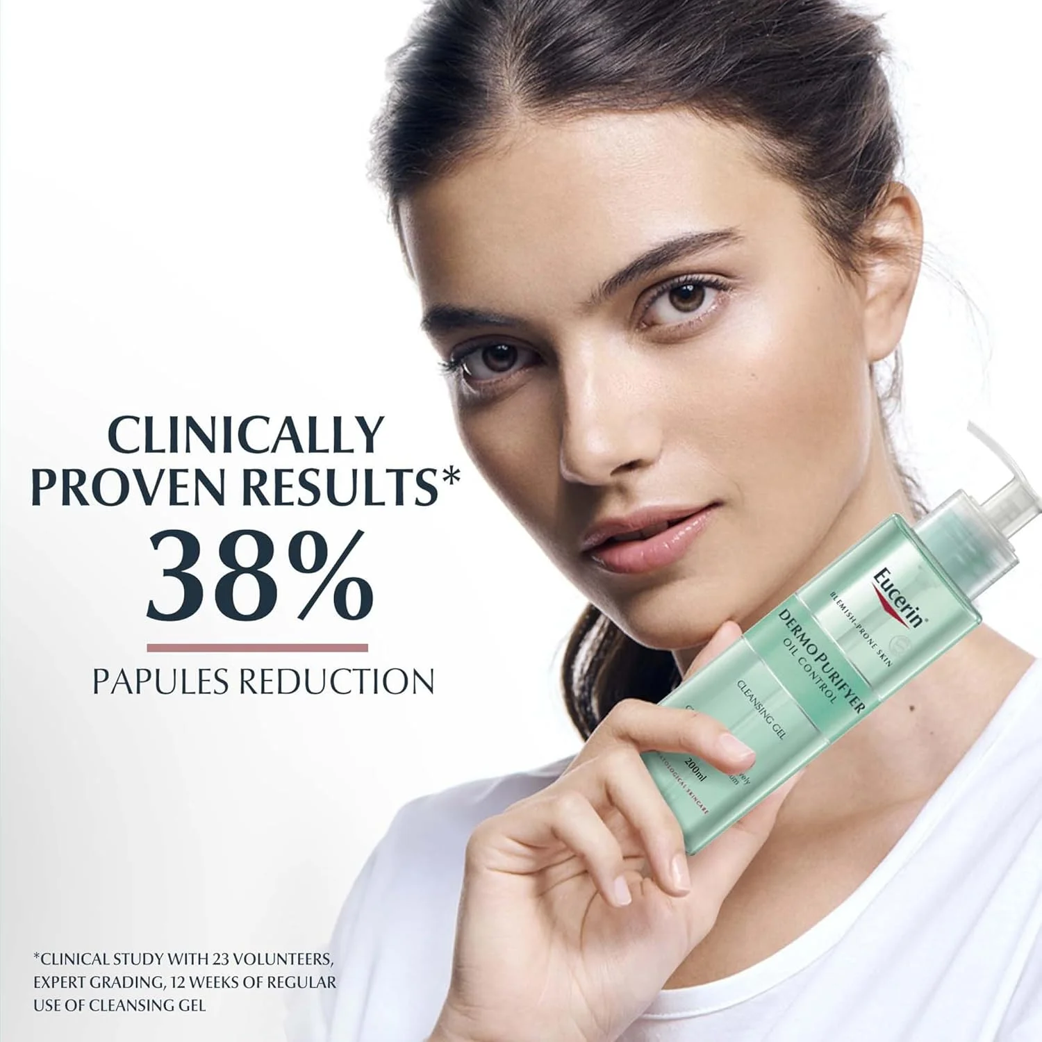 ژل شستشوی صورت اوسرین مدل Dermopurifyer، ۲۰۰ میلی لیتر، سفید