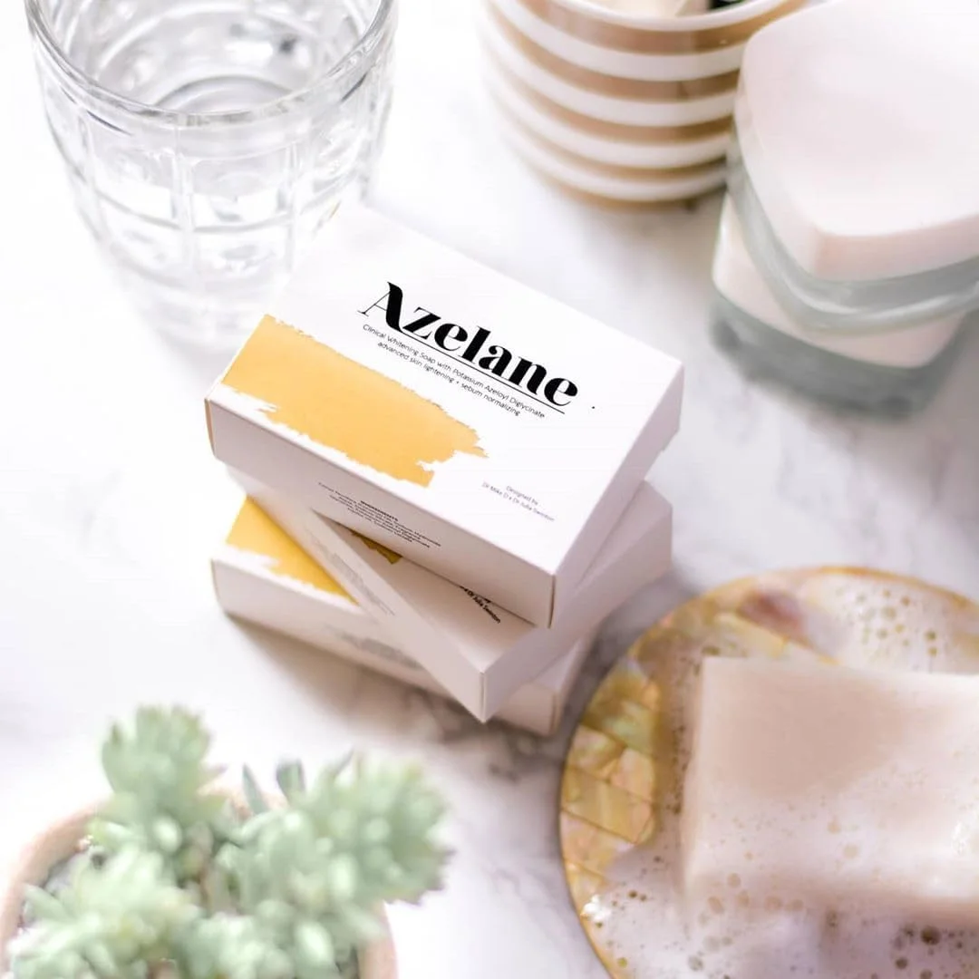 صابون صورت آزالین – پاک کننده عمیق و خالص کننده پوست صورت برای پوستی شفاف، شاداب و سالم – مراقبت روزانه ملایم از پوست، 100 گرم