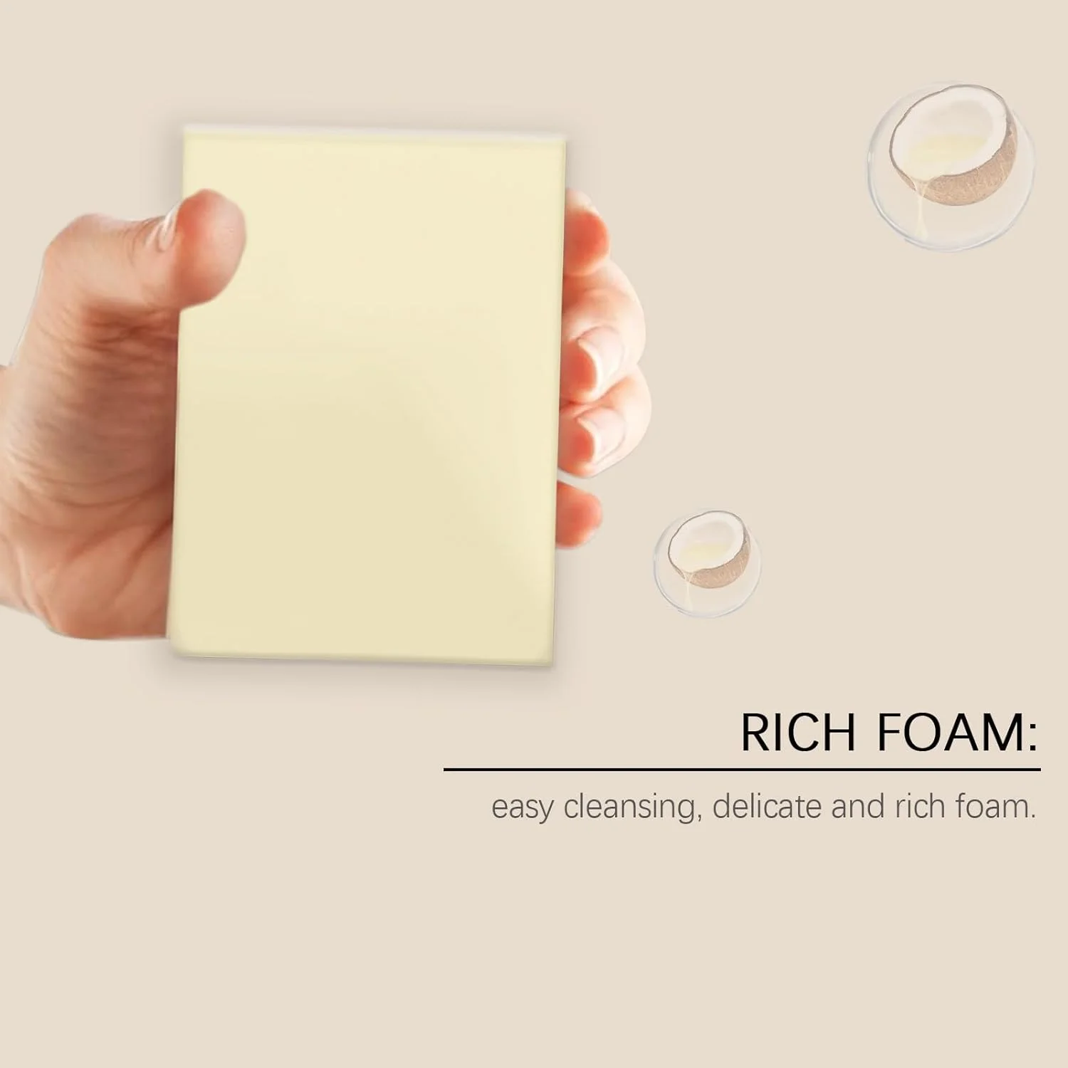 صابون روغن حیوانی تغذیه شده با علف به همراه جعبه صابون و تور کف ساز - صابون ملایم صورت و بدن با مواد گیاهی