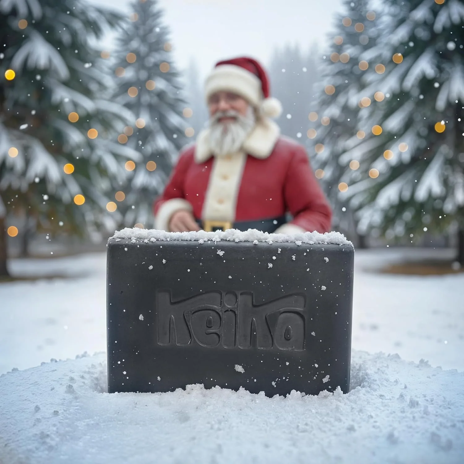 صابون سیاه ذغالی کیکا با شی باتر برای صورت، جوش، جوش سرسیاه، اگزما، پسوریازیس | 100% طبیعی و گیاهی. بدون عطر. غیر تراریخته. دست ساز. صابون پاک کننده صورت برای پوست چرب. 141 گرم.