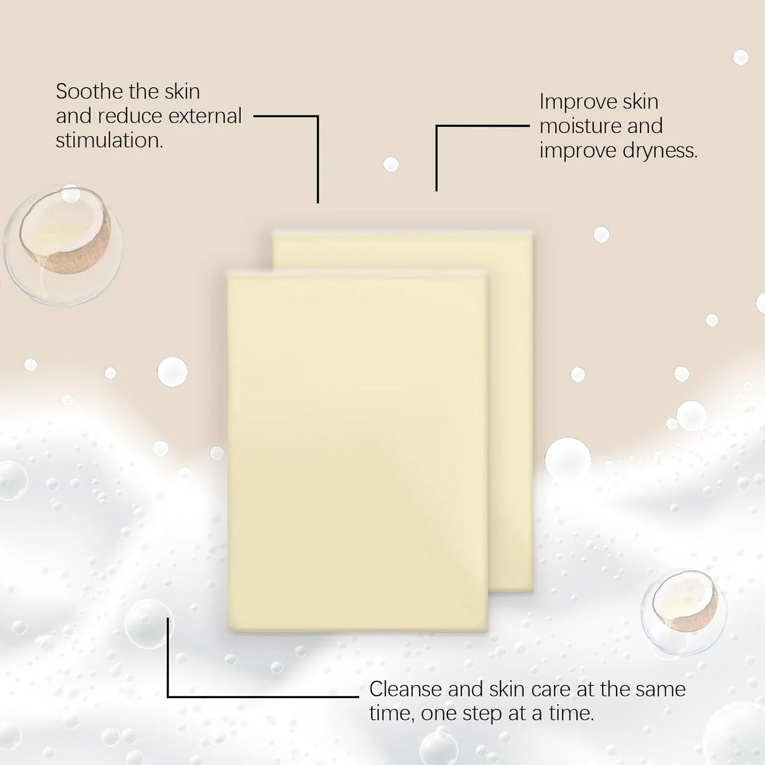 صابون روغن حیوانی تغذیه شده با علف به همراه جعبه صابون و تور کف ساز - صابون ملایم صورت و بدن با مواد گیاهی