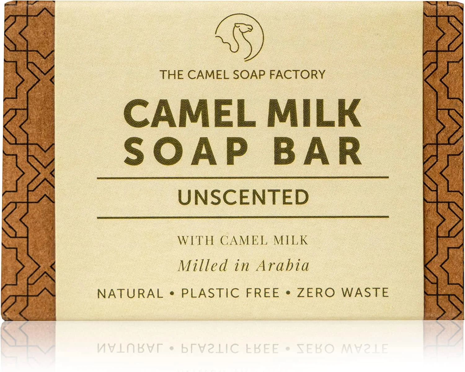 صابون طبیعی کارخانه صابون شتر، مجموعه طبیعی سدو، 140 گرم صابون سه بار آسیاب شده روزانه بدون پارابن با شیر تازه شتر، بدون عطر