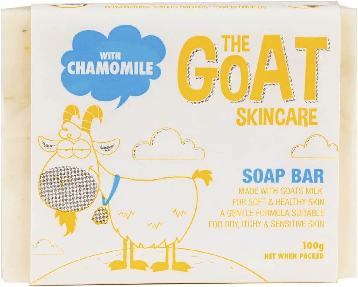 صابون شیر بز با عصاره بابونه مناسب برای آقایان و بانوان - 100 گرم