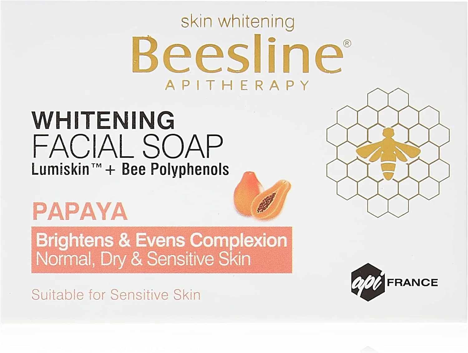 صابون روشن کننده صورت Beesline، پاپایا، 85 گرم