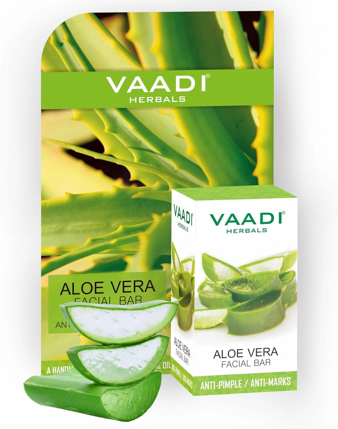 صابون صورت حاوی آلوئه ورا و عصاره درخت چای Vaadi Herbals، 25 گرم