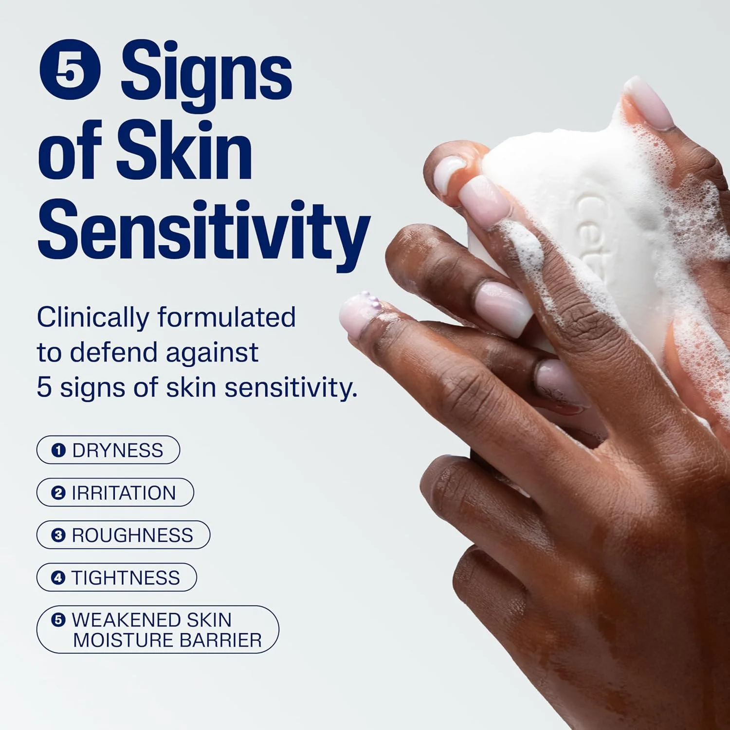 پن شستشوی ملایم صورت و بدن ستافیل، مناسب پوست های خشک تا نرمال و حساس، بدون عطر، 127 گرم