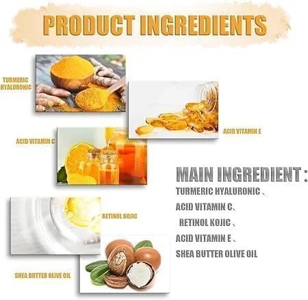 4 عدد صابون کوجیک اسید، صابون از بین برنده لکه های تیره کوجیک اسید، صابون کوجیک اسید زردچوبه حاوی ویتامین C، ویتامین E، رتینول، کلاژن، هیالورونیک اسید برای کاهش لکه های تیره (4 عدد)