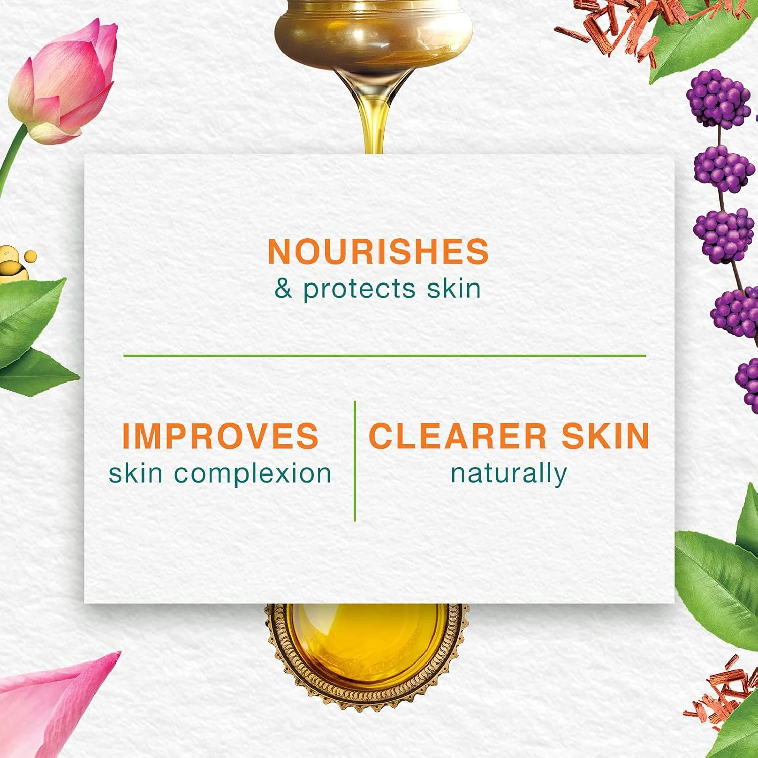 صابون پوست شفاف آیورودا هیمالیا با روغن خالص آیورودا - 4 عدد 125 گرمی | پاک کننده طبیعی و تغذیه کننده پوست