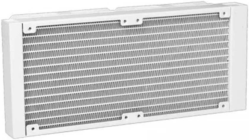 خنک کننده پردازنده Gamdias CHIONE M3-240W، فن PWM ARGB، پرداخت پمپ آب آینه ای بی نهایت، همگام سازی RGB با مادربرد، سازگار با AEOLUS Box، لوله تفلون بادوام، سفید | GD-CHIONE-M3-240W