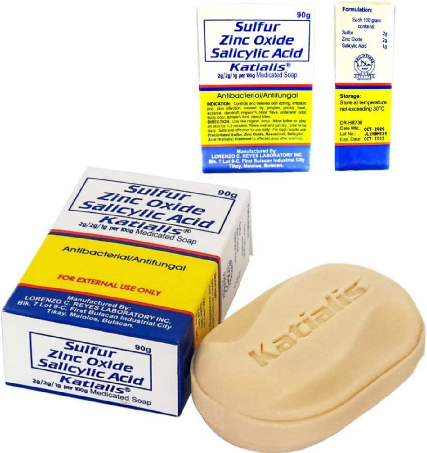 صابون گوگرد زینک اکساید سالیسیلیک اسید ضد قارچ ضد باکتری 90 گرم