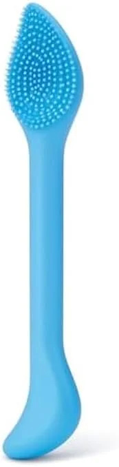 برس پاک کننده صورت فیتو سیلیکونی - برس نرم پاک کننده صورت، آبی - اسکرابر ضد آب لایه بردار برای پاکسازی عمیق منافذ و پاک کردن آرایش