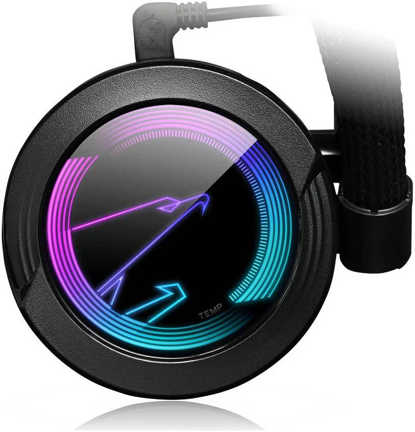 خنک کننده مایع پردازنده GIGABYTE AORUS WATERFORCE 280، رادیاتور 280 میلی متری، 2 عدد فن 140 میلی متری ARGB، سرعت فن 2150 دور در دقیقه، جریان هوای فن 83.83 CFM، نوع بلبرینگ Sleeve (نانو روان کننده گرافن) | AORUS-WATERFORCE-280