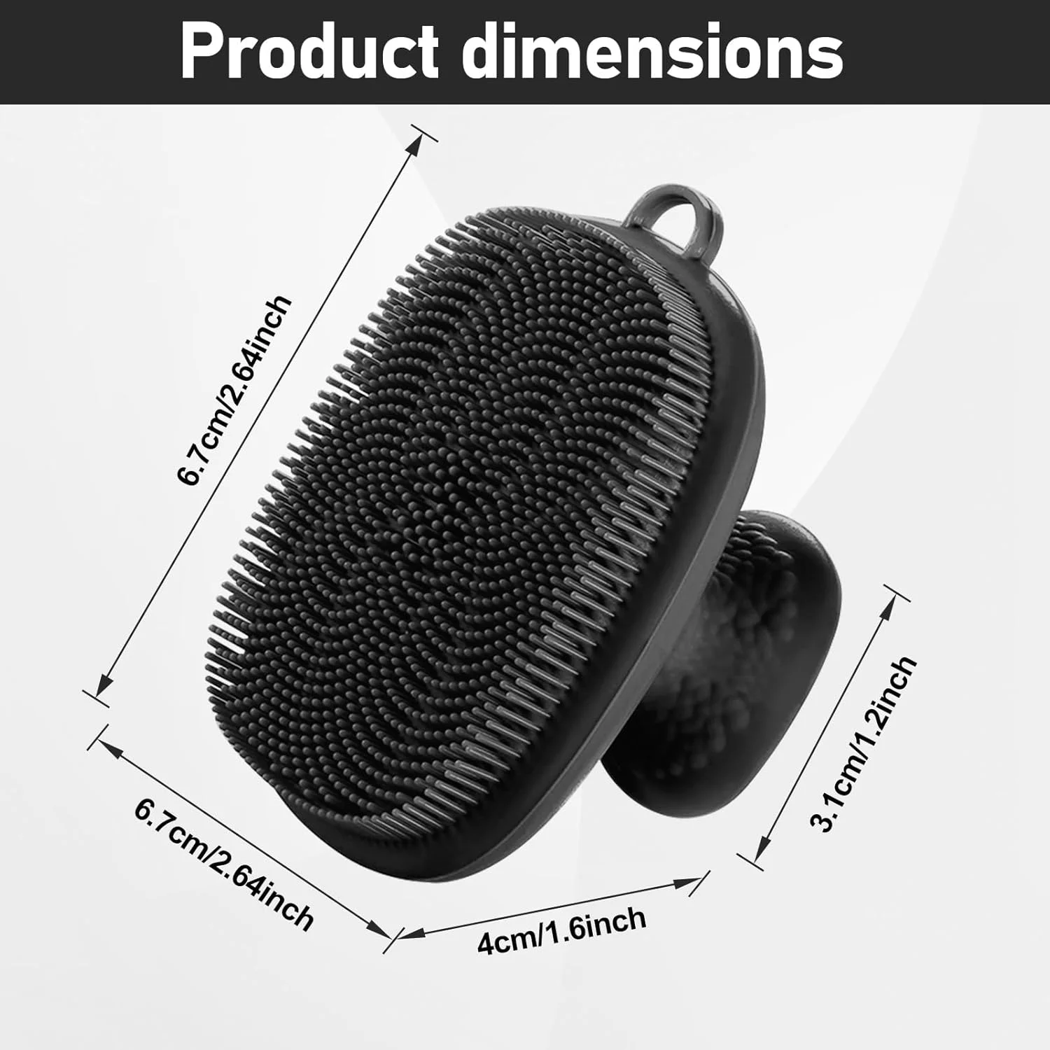 برس پاک کننده صورت سیلیکونی دستی، ابزار مراقبت از پوست، برس های ماساژ لایه بردار نرم برای مسافرت آقایان و بانوان