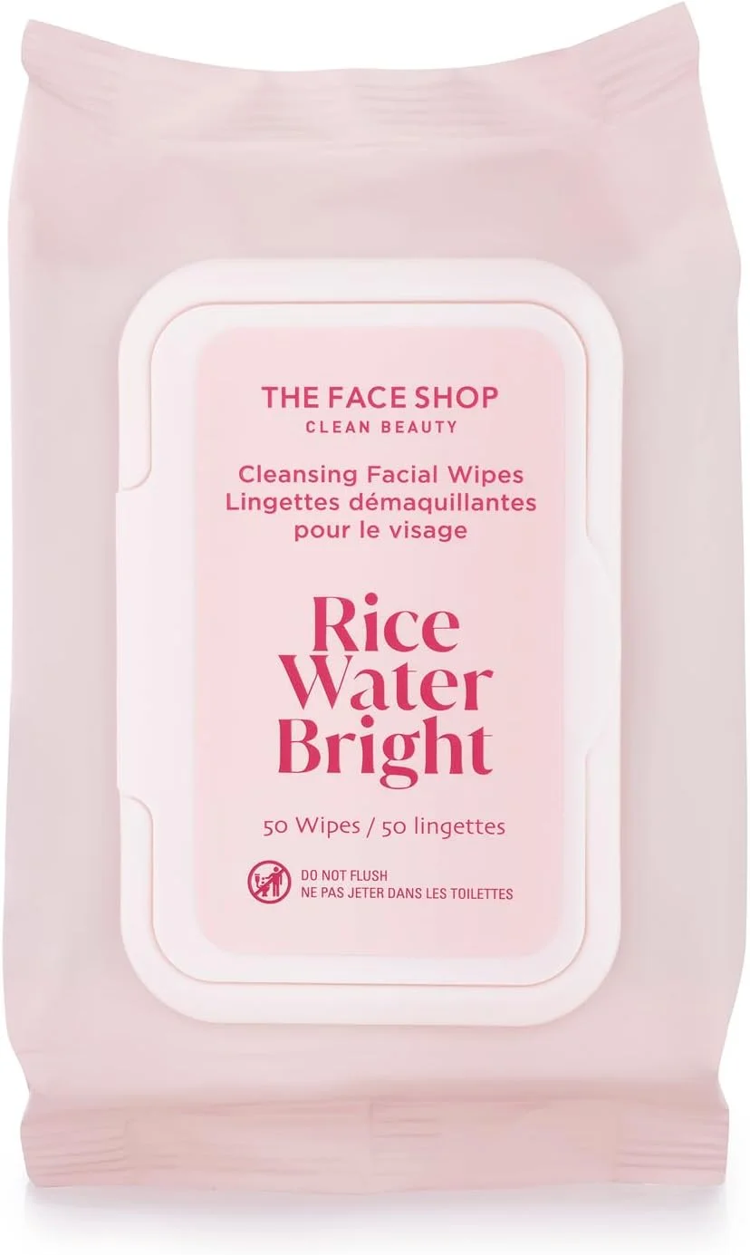 دستمال مرطوب پاک کننده آرایش صورت برنج The Face Shop