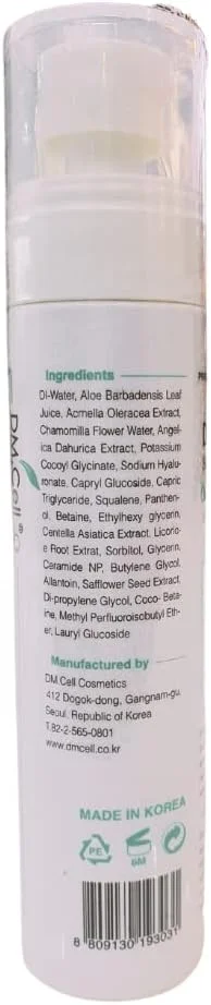 DM CELL | پاک کننده صورت حباب اکسیژن O2 برای پاکسازی عمیق منافذ، تصفیه و جوانسازی | درمان فوم متعادل کننده pH برای انواع پوست | مراقبت از پوست کره ای، 100 میلی لیتر