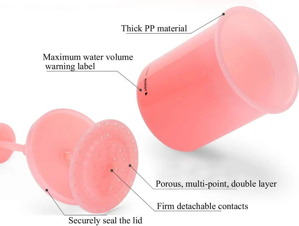فوم ساز صورت، ابزار مراقبت از پوست، مناسب سفر و استفاده خانگی، فوم سریع و آسان، سبک، فنجانی، شستشوی صورت، 2 عدد