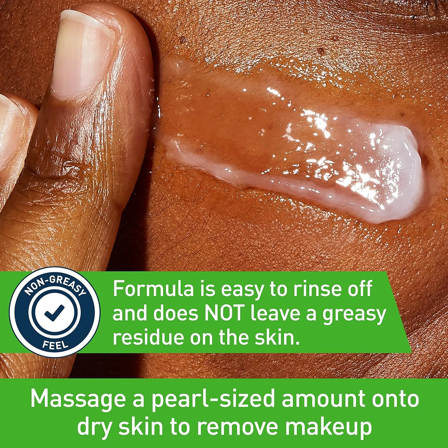 بالم پاک کننده آرایش آبرسان سراوی حاوی سرامیدها و روغن جوجوبای گیاهی برای صورت، پاک کننده آرایش غیر چرب مناسب پوست حساس، 37 گرم