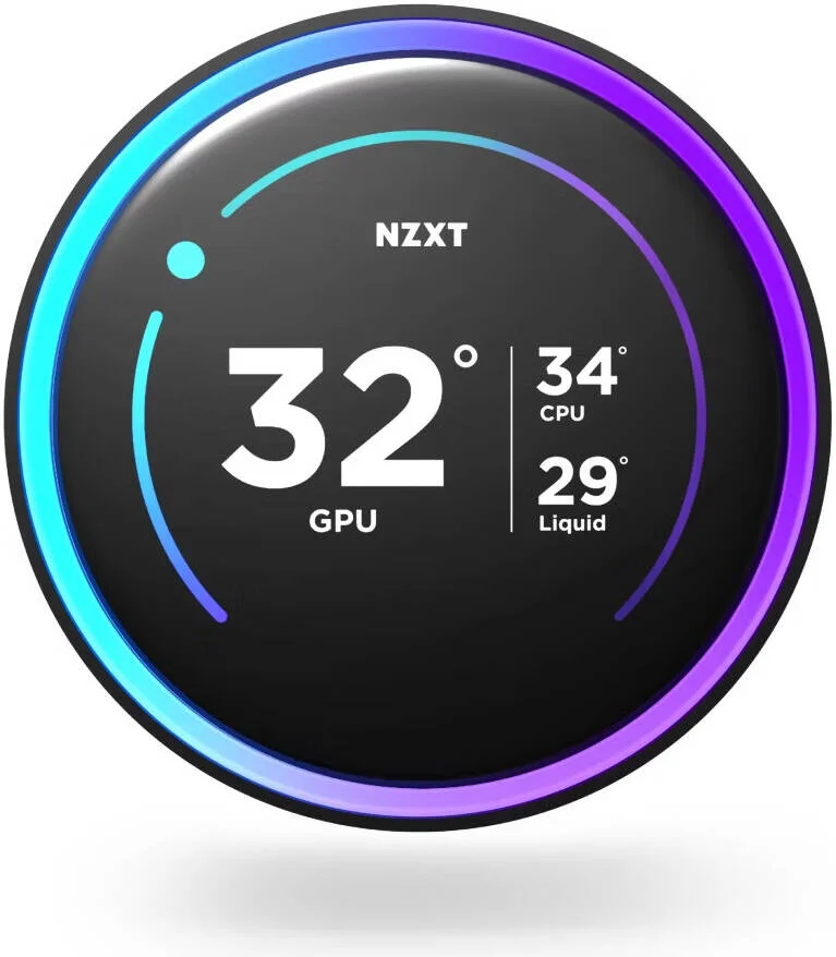 خنک کننده مایع پردازنده NZXT Kraken Elite 360 RGB (2024) AIO، رادیاتور 360 میلی‌متری، نمایشگر 2.72 اینچی IPS 60 هرتز LCD، فن F360 RGB Core، جریان هوای 75.12 CFM، سرعت فن 2400 دور در دقیقه، یاتاقان دینامیک سیال، مشکی | RL-KR36E-B2