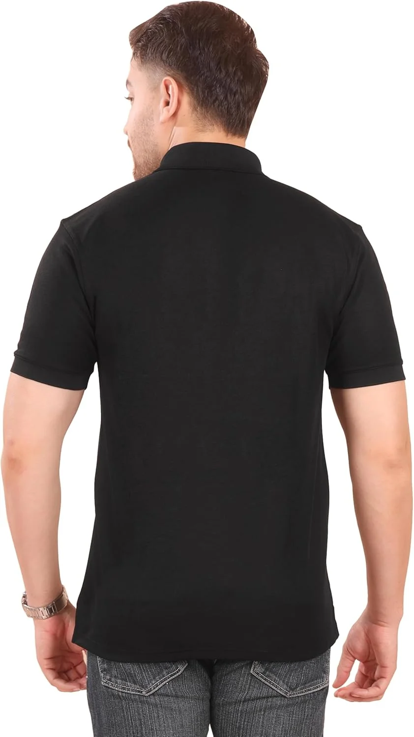 تی‌شرت پولو مردانه یانک، آستین کوتاه، یقه و سرآستین تنفسی، مناسب استفاده روزانه - تی‌شرت دکمه‌دار برای ورزش‌های داخل و خارج از خانه در تمام فصول، کمپینگ، گلف و استایل روزمره