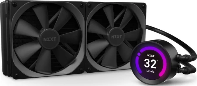 خنک کننده مایع پردازنده NZXT Kraken Z63 280mm AIO با نمایشگر LCD، 2 عدد فن 140mm | RL-KRZ63-01