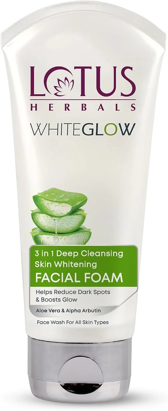فوم پاک کننده عمیق پوست لوتوس هربالز وایت گلو 3 در 1 فوم پاک کننده عمیق پوست لوتوس هربالز وایت گلو 3 در 1