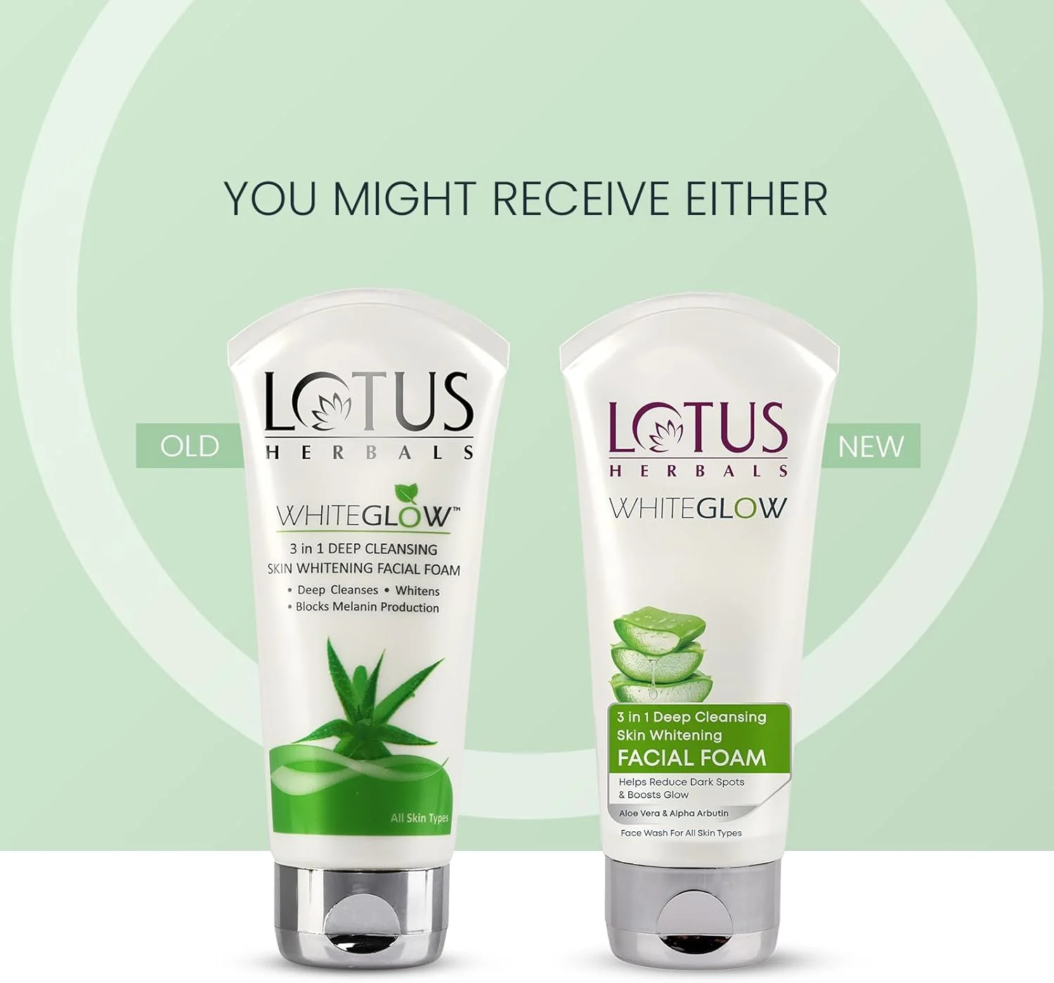 فوم پاک کننده عمیق پوست لوتوس هربالز وایت گلو 3 در 1 فوم پاک کننده عمیق پوست لوتوس هربالز وایت گلو 3 در 1