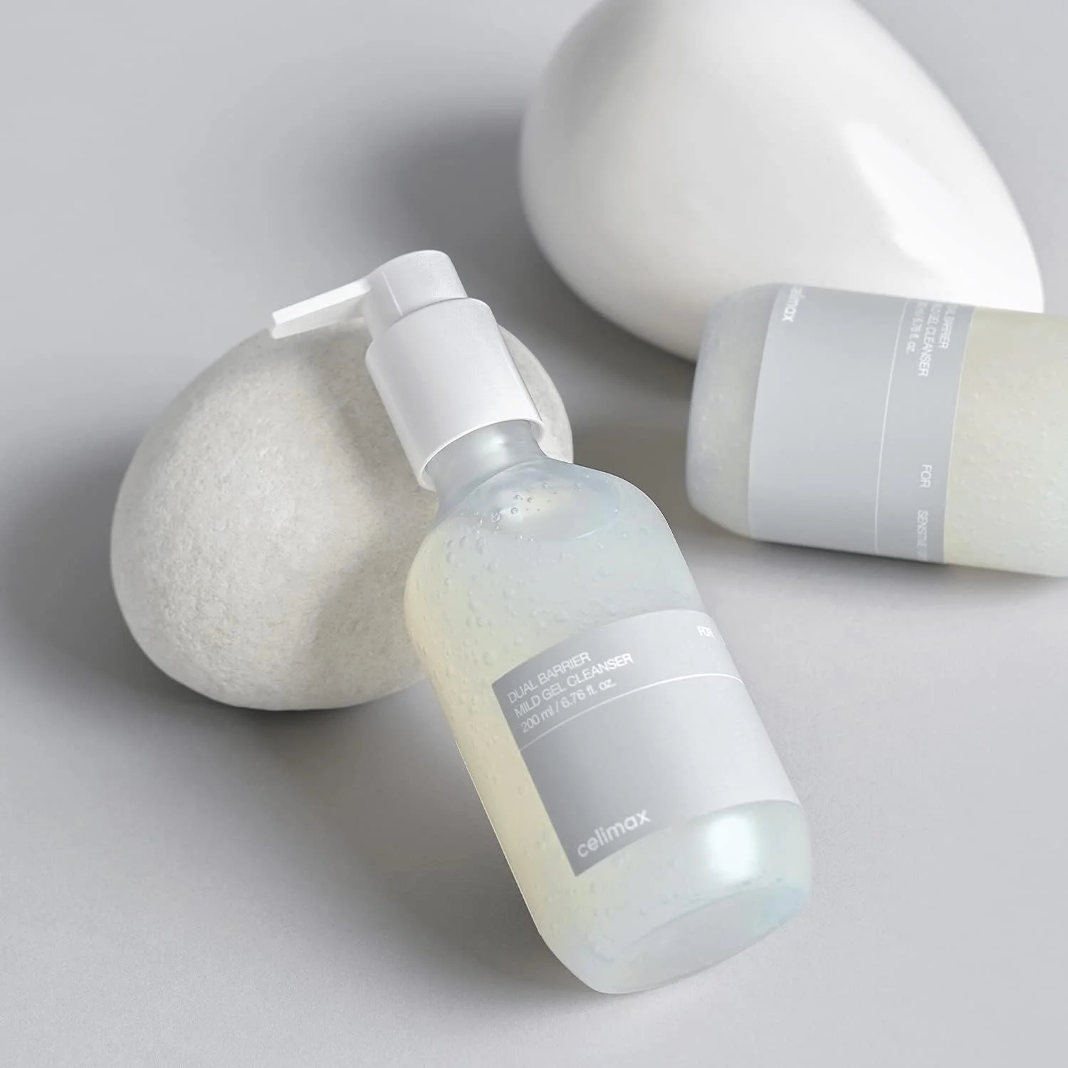 ژل پاک کننده ملایم سد دفاعی دوگانه Celimax | حاوی سرامید، پاک کننده صورت، آبرسان، مرطوب کننده، تسکین دهنده، شستشوی آرامش بخش صورت، 200 میلی لیتر ژل پاک کننده ملایم سد دفاعی دوگانه Celimax | حاوی سرامید، پاک کننده صورت، آبرسان، مرطوب کننده، تسکین دهنده، شستشوی آرامش بخش صورت، 200 میلی لیتر