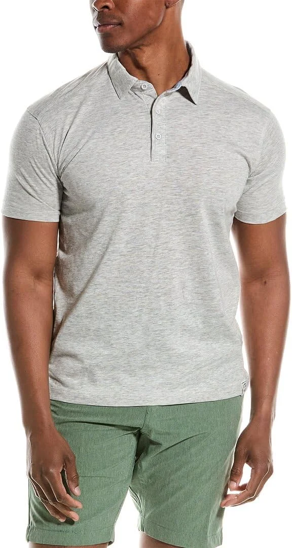 پولوشرت مردانه وینتیج 1946 مدل Heather Slub Jersery کژوال