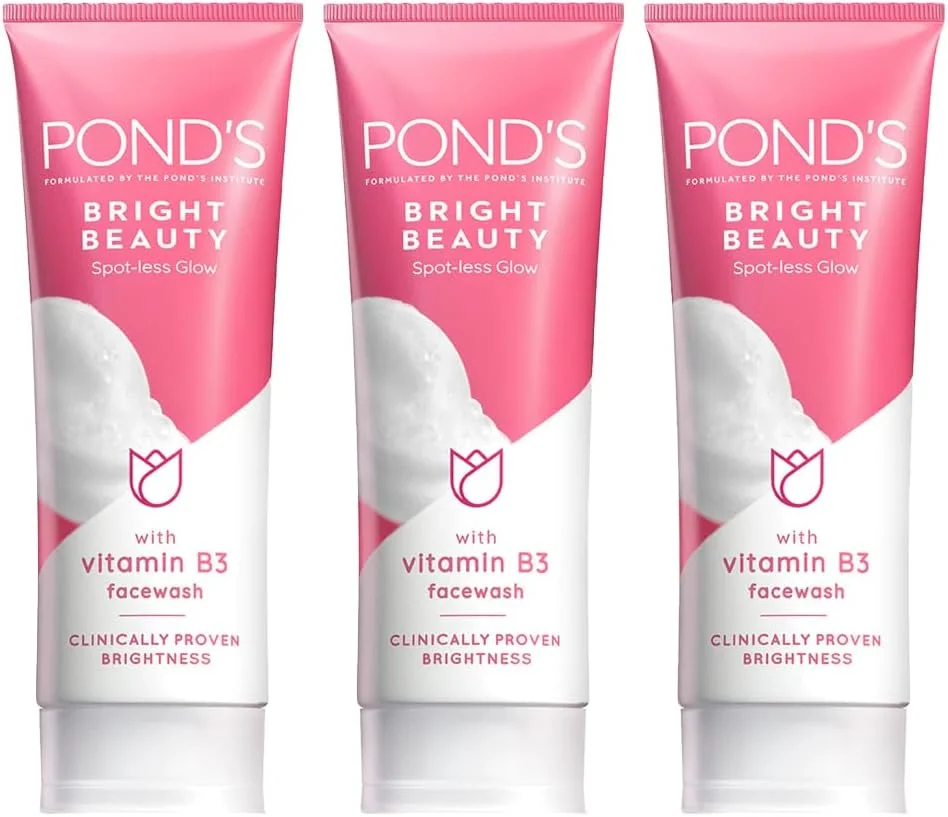 پک ۳ عددی فوم شستشوی صورت Pond's White Beauty، روشن کننده و پاک کننده پوست پک ۳ عددی فوم شستشوی صورت Pond's White Beauty، روشن کننده و پاک کننده پوست