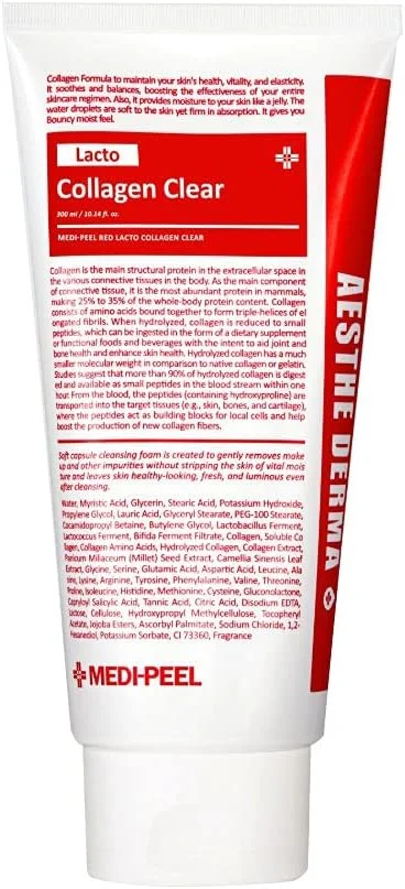 فوم پاک کننده صورت لاکتو کلاژن مدی-پیل 300 میلی لیتر | فوم شستشوی صورت کره ای | مراقبت از پوست کره ای | پاک کننده کلاژن | پاک کننده عمیق | جمع کننده منافذ | میکرو حباب فوم پاک کننده صورت لاکتو کلاژن مدی-پیل 300 میلی لیتر | فوم شستشوی صورت کره ای | مراقبت از پوست کره ای | پاک کننده کلاژن | پاک کننده عمیق | جمع کننده منافذ | میکرو حباب