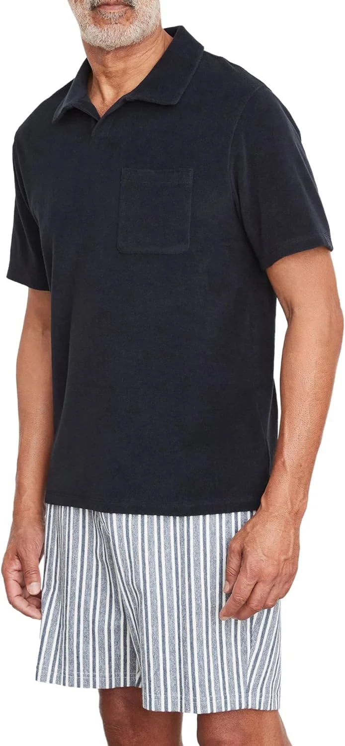 تی شرت آستین کوتاه مردانه یقه جانی Vince Terry