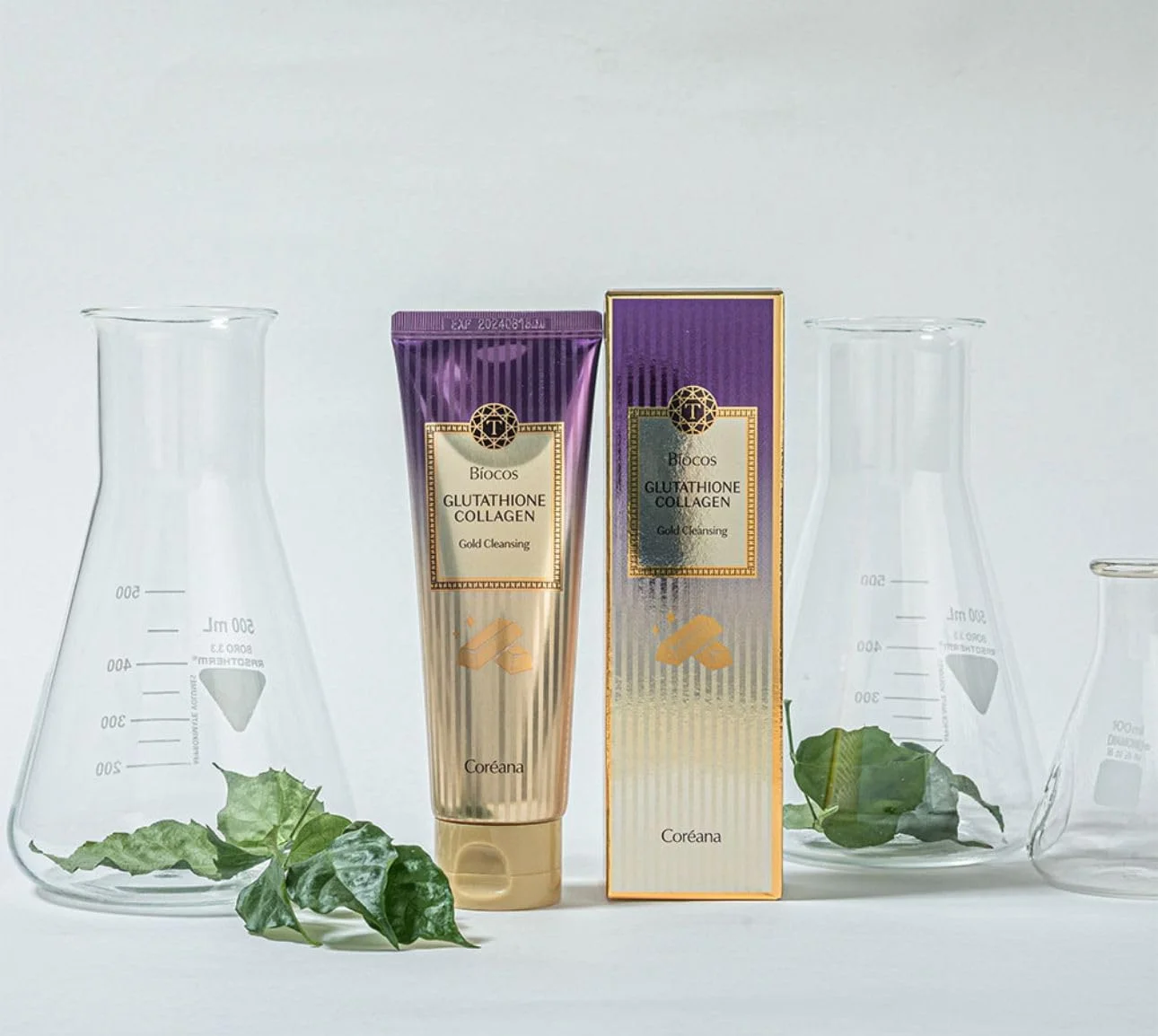 فوم شستشوی صورت حاوی گلوتاتیون، کلاژن و طلای کورینا | شوینده صورت با کلاژن هیدرولیز شده، گلوتاتیون و عصاره نونی | روشن کننده و آبرسان | 150 میلی لیتر فوم شستشوی صورت حاوی گلوتاتیون، کلاژن و طلای کورینا | شوینده صورت با کلاژن هیدرولیز شده، گلوتاتیون و عصاره نونی | روشن کننده و آبرسان | 150 میلی لیتر