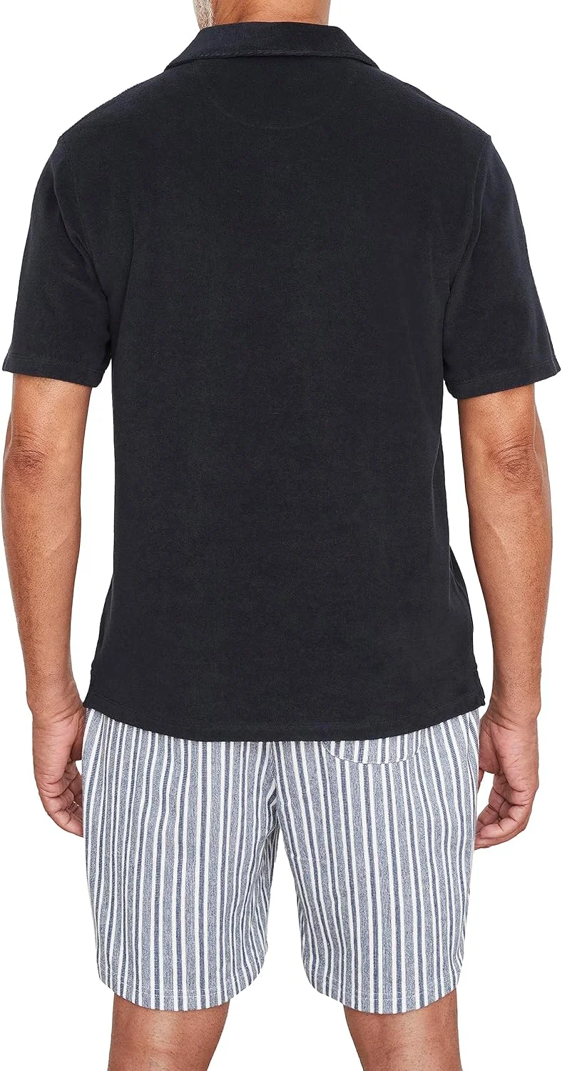 تی شرت آستین کوتاه مردانه یقه جانی Vince Terry