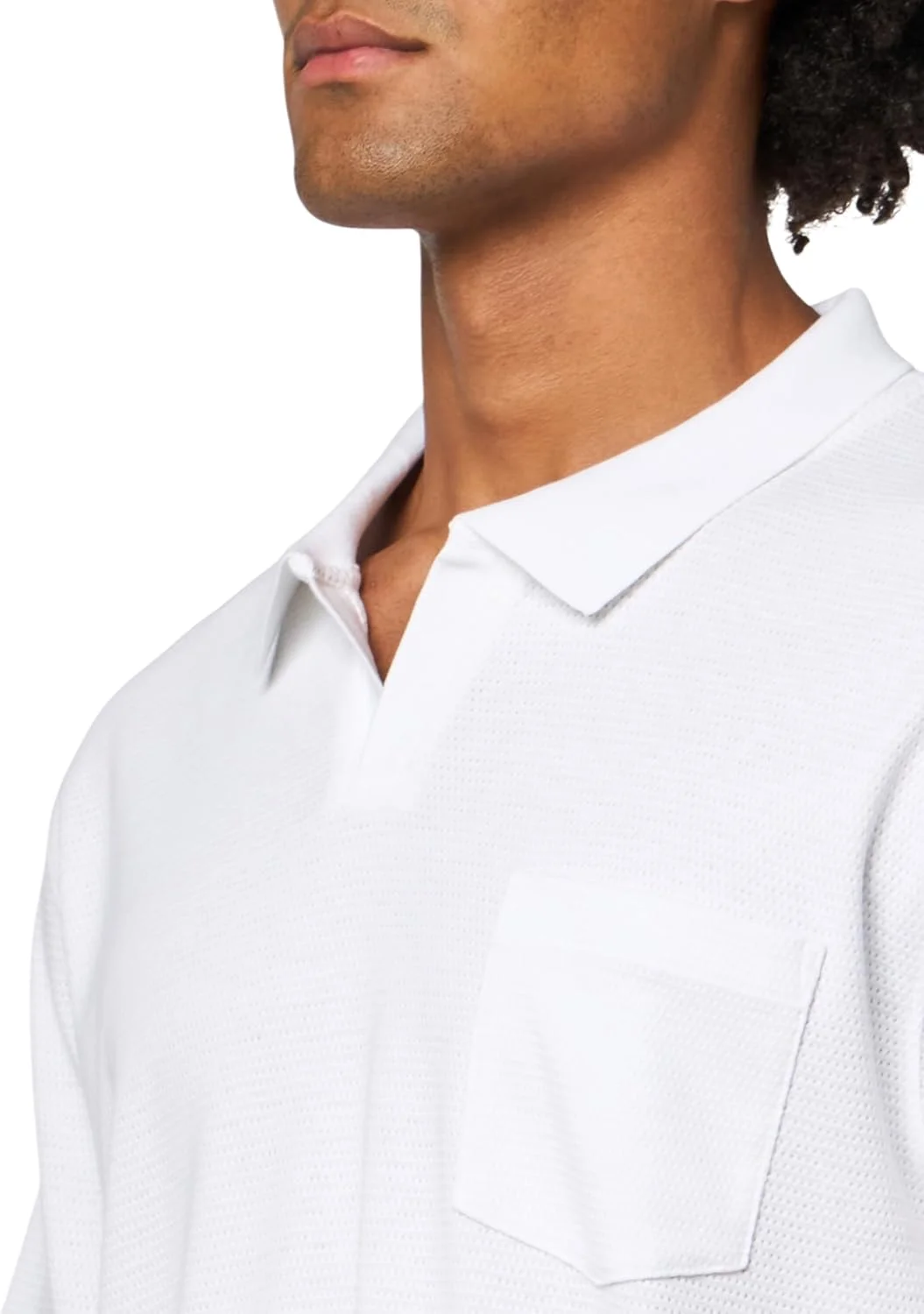 تی شرت آستین کوتاه مردانه یقه جانی کلاسیک (تک عددی)