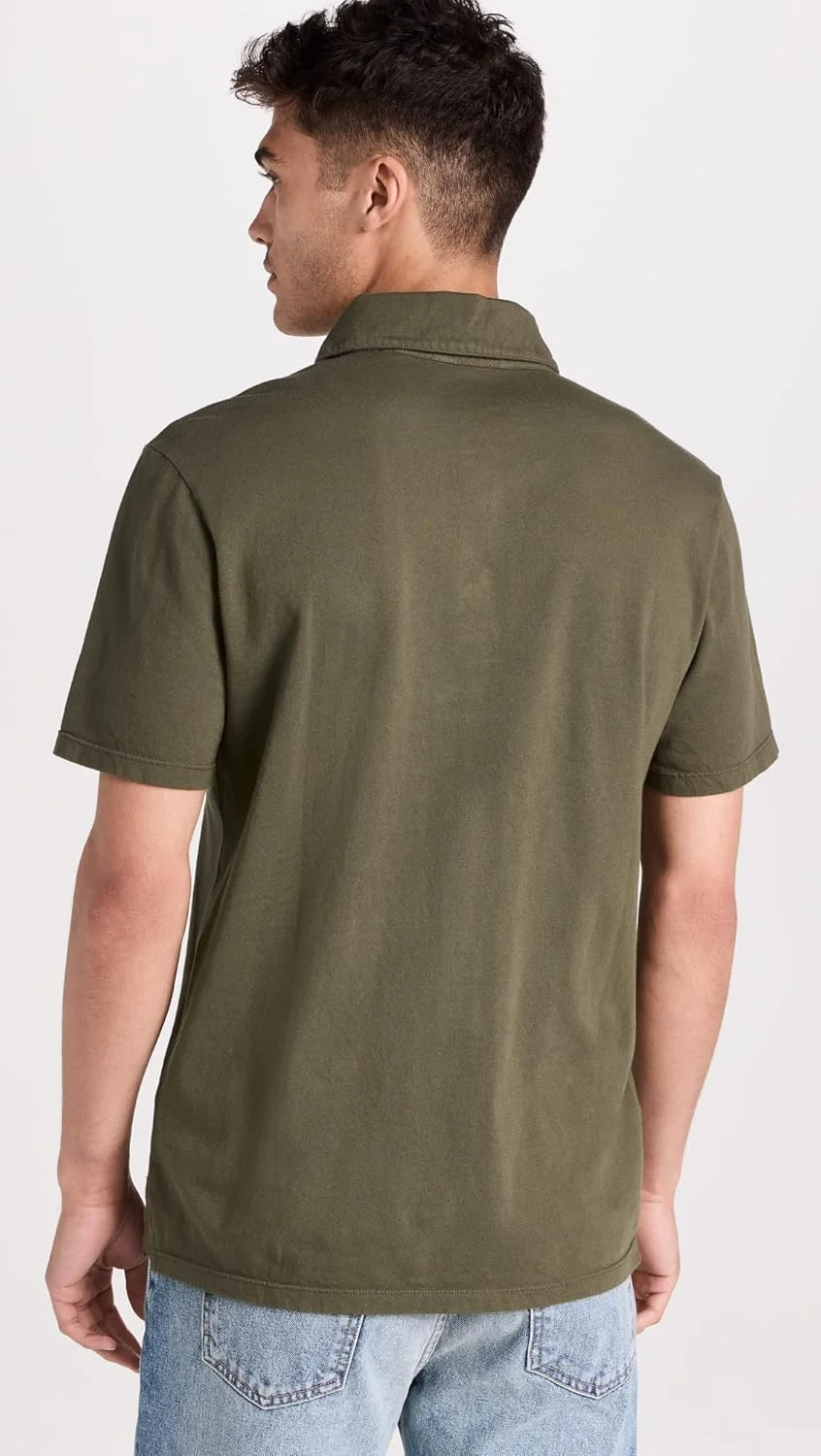 پولوشرت آستین کوتاه مردانه Vince با رنگرزی پوشاک