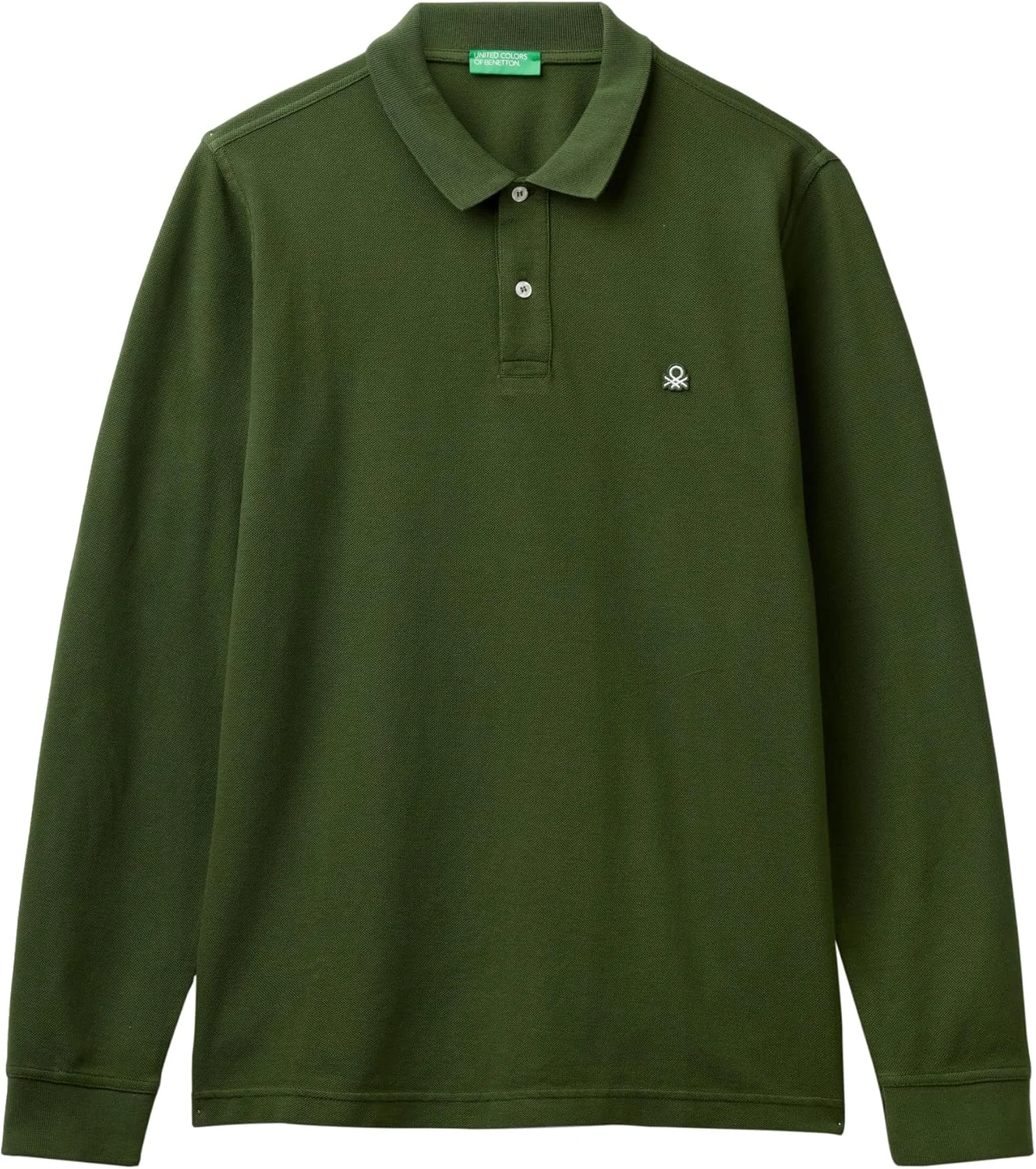 پولوشرت آستین بلند مردانه United Colors of Benetton مدل 3089j3204 (تک عددی)