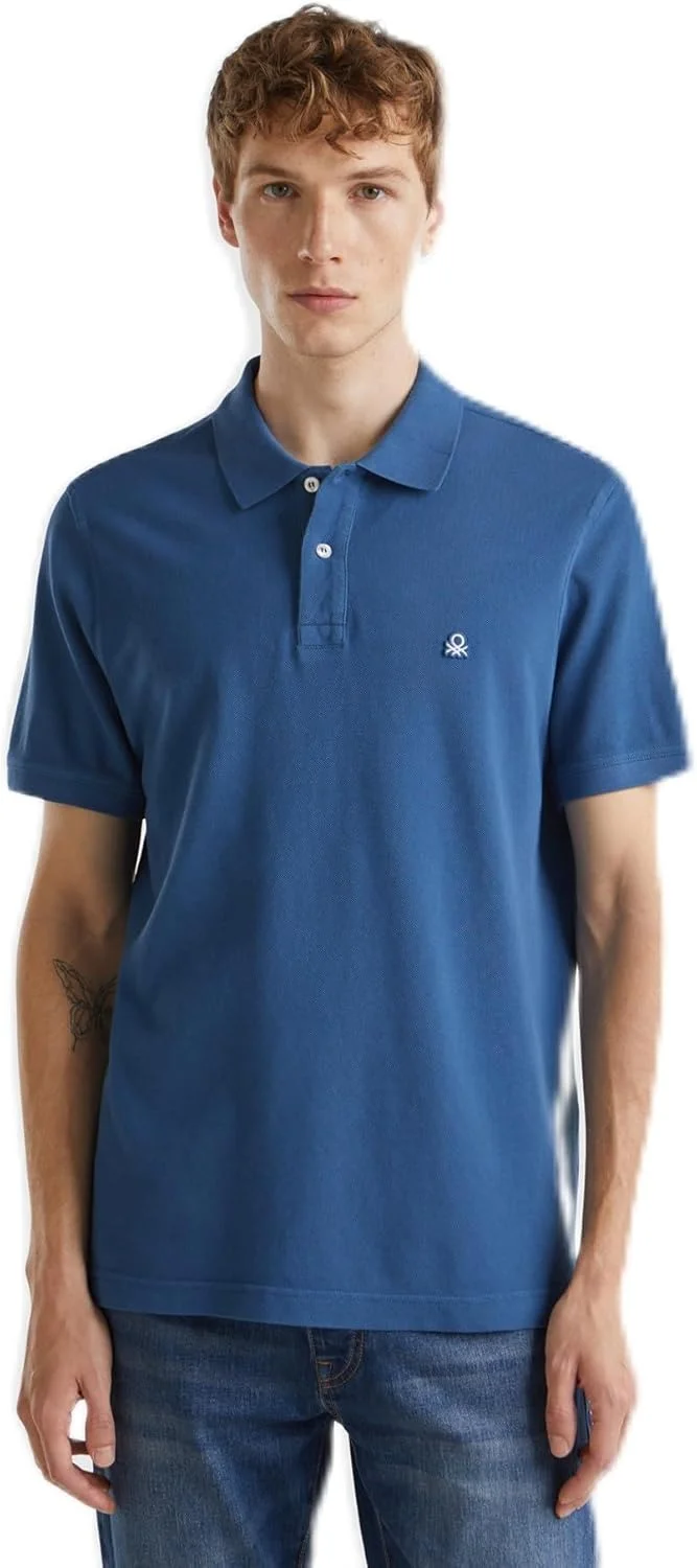 پولوشرت آستین کوتاه مردانه یونایتد کالرز آف بنتون مدل Maglia Polo M/M 3089j3179 (تک عددی)
