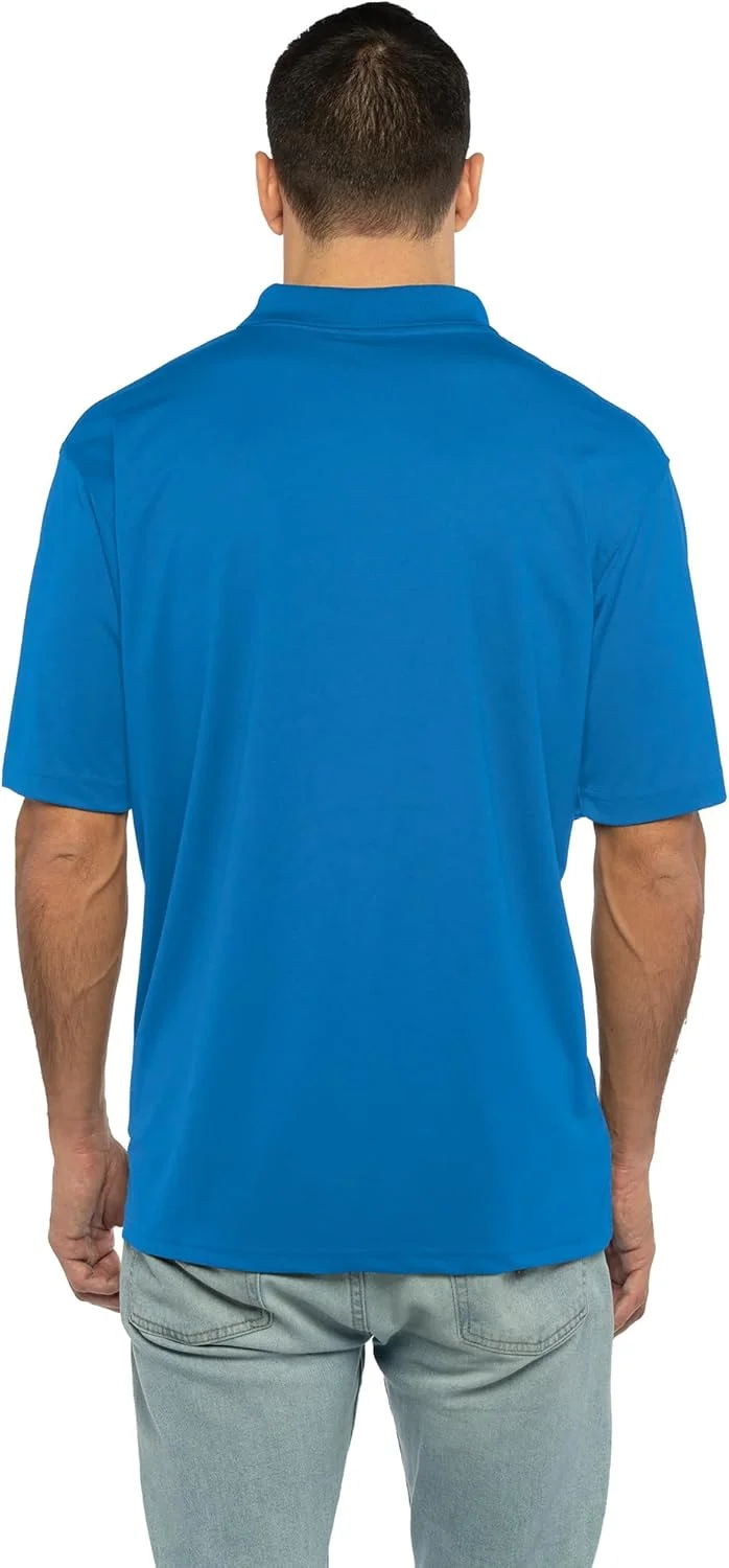 پولوشرت مردانه ورزشی و رطوبت گیر با رنگ تیمی و آیکون از Vantage Apparel