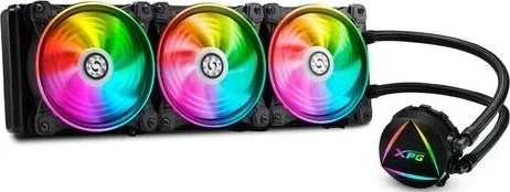 خنک کننده مایع پردازنده XPG Levante 360mm با نورپردازی RGB و سه فن 120mm ARGB