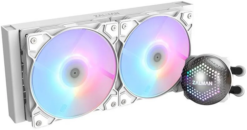 خنک کننده مایع پردازنده زالمن ALPHA 24 RGB، رادیاتور 240 میلی‌متری، فن‌های ARGB 120 میلی‌متری با کنترل PWM، سرعت فن 1800 دور در دقیقه، جریان هوای 71.1CFM، کنترل PWM، اینتل / AMD، سفید | ZM-ALPHA-24-WHITE