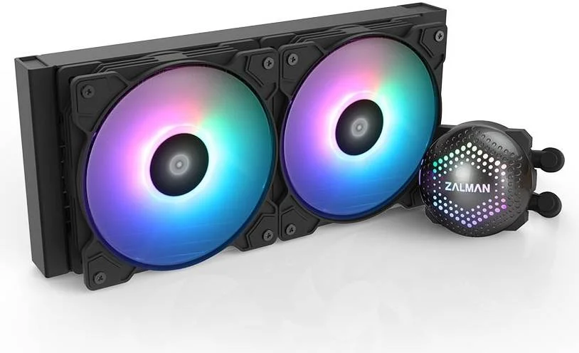خنک کننده مایع پردازنده زالمن ALPHA 24 RGB، رادیاتور 240 میلی‌متری، فن‌های 120 میلی‌متری ARGB با کنترل PWM، سرعت فن 1800 دور در دقیقه، جریان هوای 71.1CFM، کنترل PWM، اینتل / AMD، مشکی | ZM-ALPHA-24-BLACK