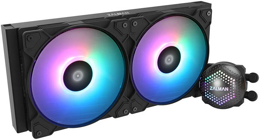 خنک کننده مایع پردازنده زالمن ALPHA 24 RGB، رادیاتور 280 میلی متری، فن های ARGB 140 میلی متری با کنترل PWM، سرعت فن 1600 دور در دقیقه، جریان هوای 83.07CFM، کنترل PWM، اینتل / AMD، مشکی | ZM-ALPHA-28-BLACK