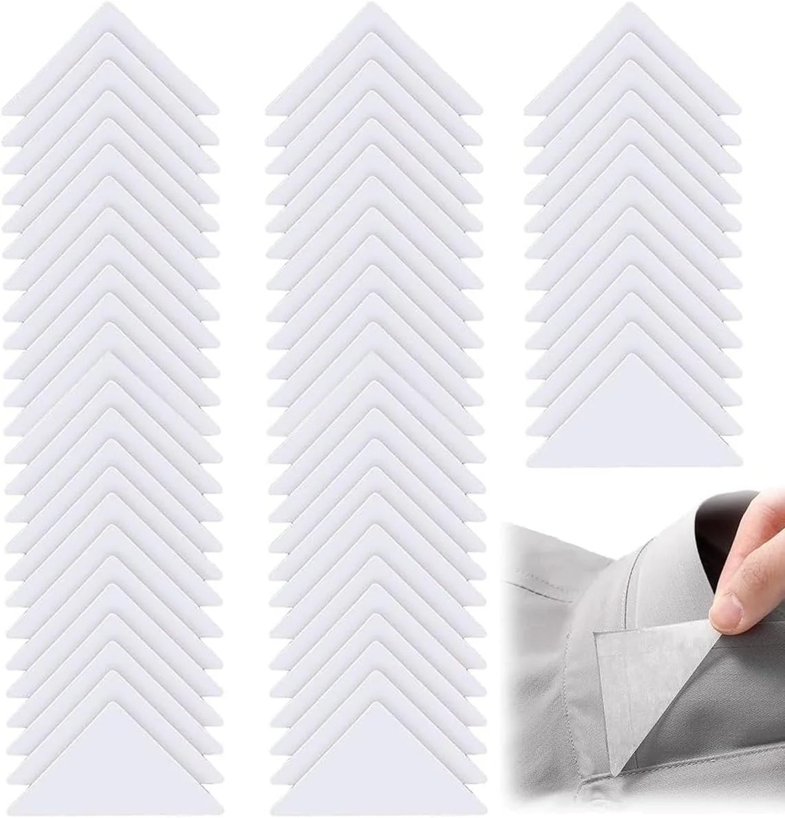 روکش یقه پیراهن پولو 250 عددی، پد مدل دهی یقه نامرئی یکبار مصرف، روکش یقه مردانه و زنانه، روکش یقه پیراهن پولو بدون لول شدن، (مدل چسبی)