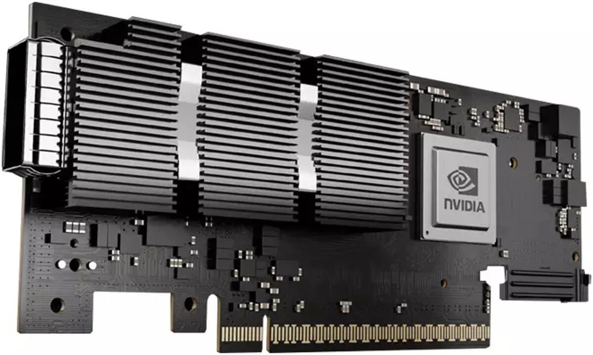 کارت آداپتور Mellanox MCX75310AAS-NEAT ConnectX-7 InfiniBand/Ethernet، NDR 400Gb/s (سرعت پیش‌فرض)، تک پورت OSFP، PCIe x16 Gen 4.0/5.0، براکت بلند | MCX75310AAS-NEAT