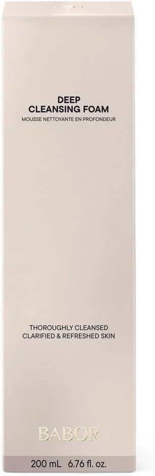 فوم پاک کننده بابور مناسب پوست مختلط و چرب، فوم پاک کننده طراوت بخش برای پاکسازی روزانه صورت، فرمول وگان، 1 عدد 200 میلی لیتر