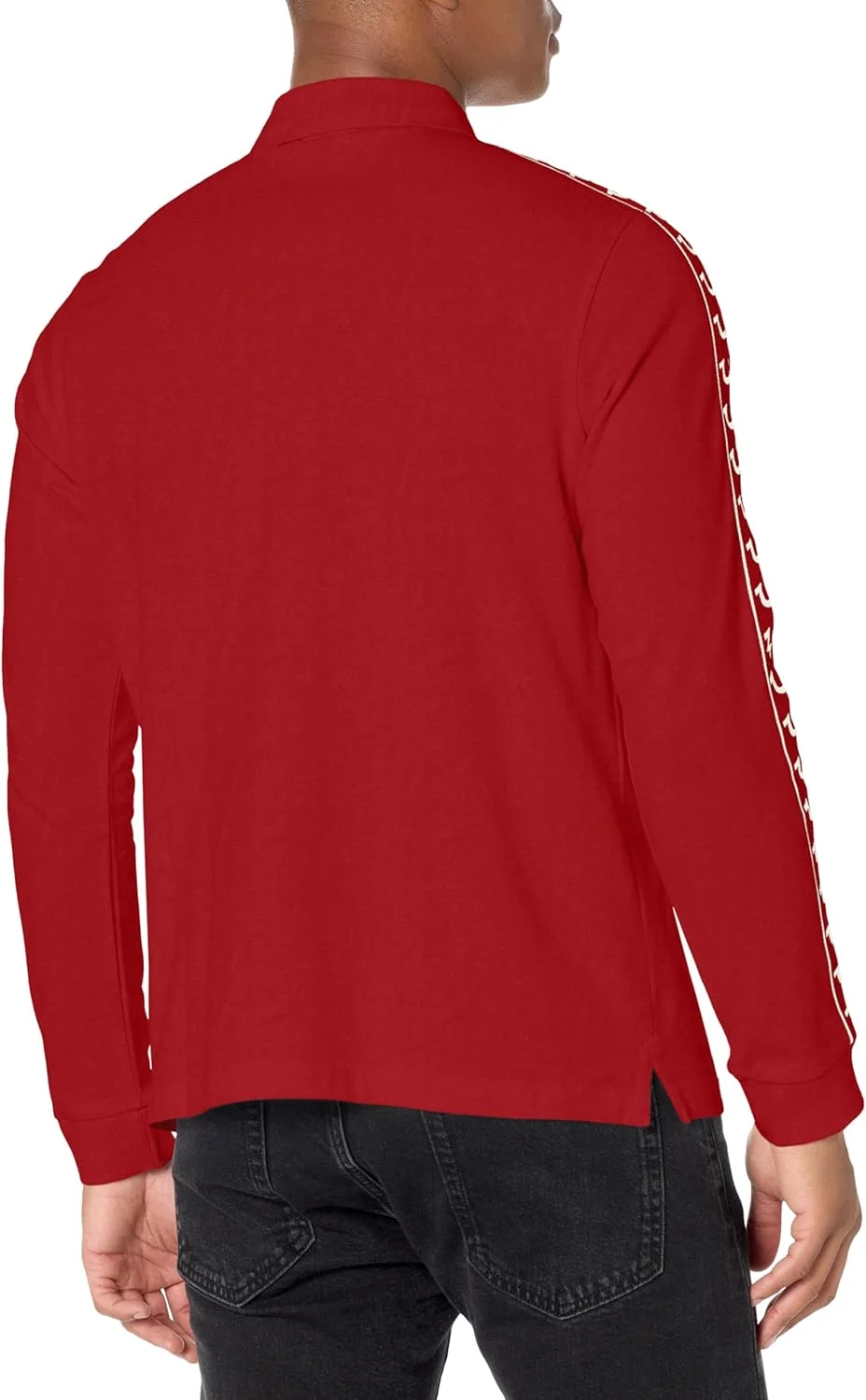 پولوشرت آستین بلند مردانه طرح دار