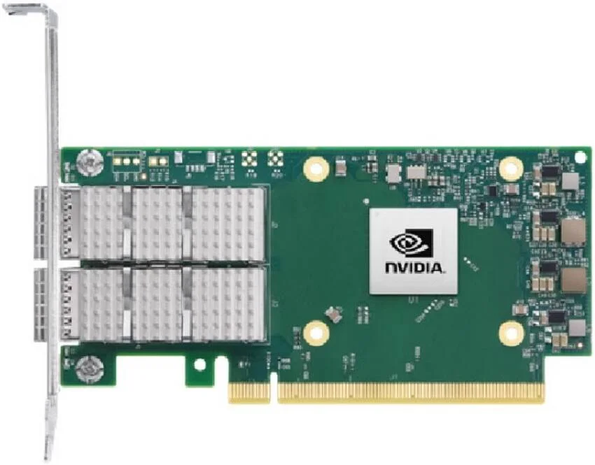 کارت آداپتور NVIDIA MCX623106AC-CDAT ConnectX-6 Dx EN، 100GbE، دو پورت QSFP56، PCIe 4.0 x16، رمزنگاری و بوت امن، براکت بلند | MCX623106AC-CDAT