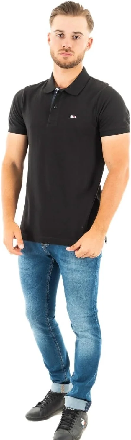 پولوشرت مردانه تامی جینز مدل Tjm Slim Placket Polo Dm0dm15370 (تک عددی)