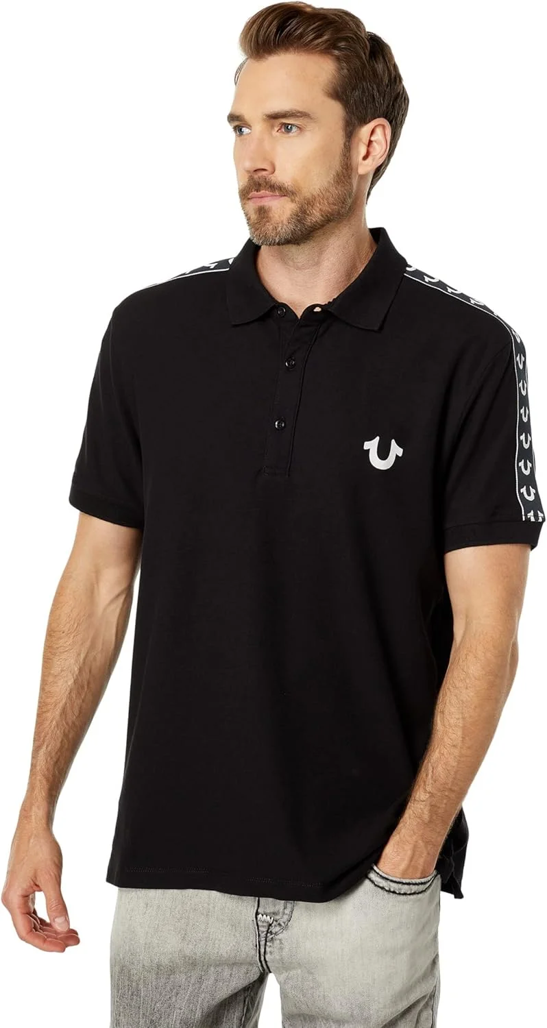 پولوشرت آستین کوتاه مردانه با طرح دمشقی